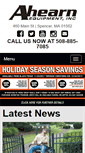 Mobile Screenshot of ahearnequipment.com